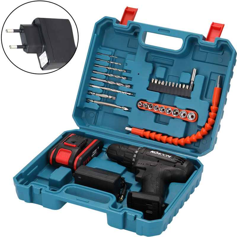Taladro electrico multifuncion domestico 21VF, mini destornillador, enchufe de la UE, 1 paquete de bateria
Taladro electrico multifuncion domestico 21VF, mini destornillador, enchufe de la UE, 1 paquete de bateria