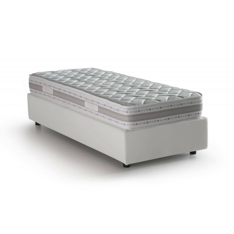 Cama individual Silvia con contenedor, Made in Italy, en ecopiel, 80x190 cm, con apertura lateral, Blanco, con colchón incluido - Talamo Italia
Cama individual Silvia con contenedor, Made in Italy, en ecopiel, 80x190 cm, con apertura lateral, Blanco, con colchón incluido - Talamo Italia