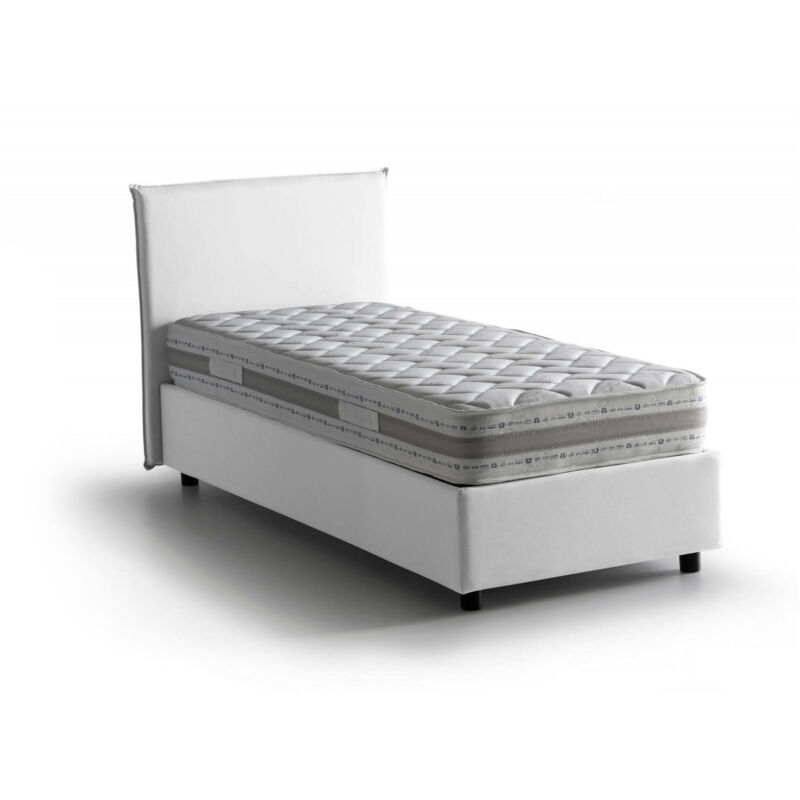 Cama francesa Anna con contenedor, Made in Italy, en tela, 140x190 cm, con apertura frontal, Blanco, con colchón incluido - Talamo Italia
Cama francesa Anna con contenedor, Made in Italy, en tela, 140x190 cm, con apertura frontal, Blanco, con colchón incluido - Talamo Italia