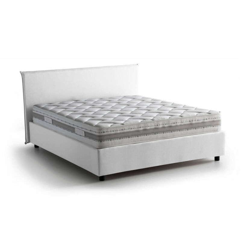 Cama francesa Anna con contenedor, Made in Italy, en tela, 140x200 cm, con apertura frontal, Blanco, con colchón incluido - Talamo Italia
Cama francesa Anna con contenedor, Made in Italy, en tela, 140x200 cm, con apertura frontal, Blanco, con colchón incluido - Talamo Italia