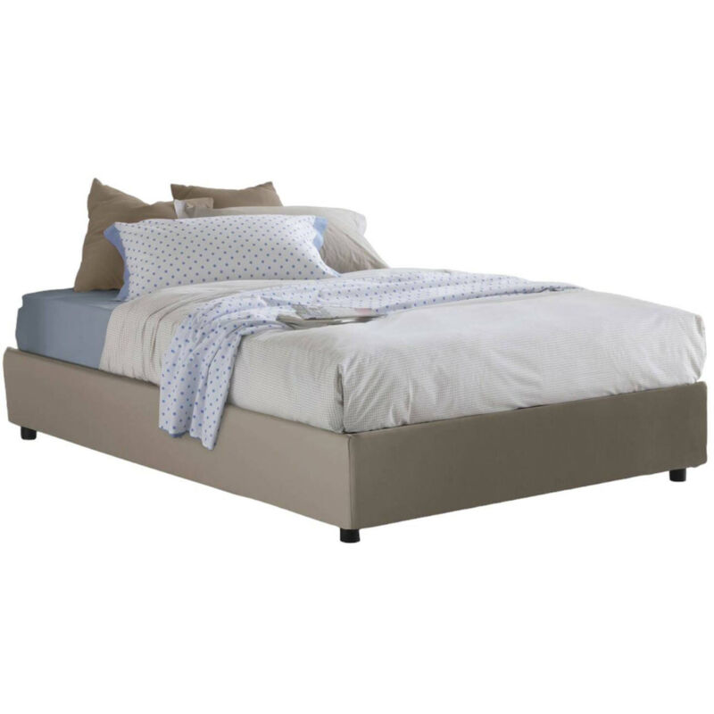 Cama doble Silvia con contenedor, Made in Italy, en ecopiel, 160x200 cm, con apertura frontal, Taupe - Talamo Italia
Cama doble Silvia con contenedor, Made in Italy, en ecopiel, 160x200 cm, con apertura frontal, Taupe - Talamo Italia