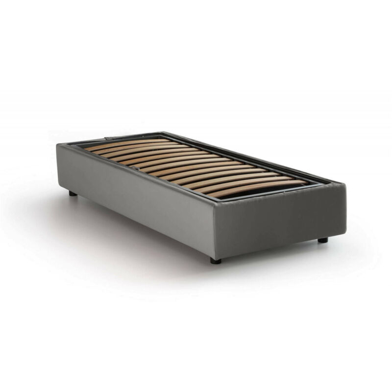 Cama individual Talamo Italia Silvia con contenedor, Made in Italy, en tela, 90x200 cm, con apertura frontal, Gris
Cama individual Talamo Italia Silvia con contenedor, Made in Italy, en tela, 90x200 cm, con apertura frontal, Gris