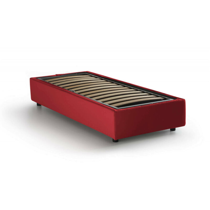 Cama individual Silvia con contenedor, Made in Italy, en tela, 90x200 cm, con apertura frontal, Rojo - Talamo Italia
Cama individual Silvia con contenedor, Made in Italy, en tela, 90x200 cm, con apertura frontal, Rojo - Talamo Italia