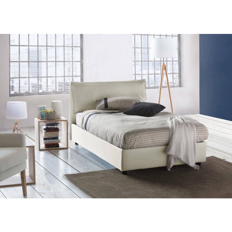 Cama doble Veronica con contenedor, Made in Italy, en tela, 120x200 cm, con apertura frontal, Crema - Talamo Italia
Cama doble Veronica con contenedor, Made in Italy, en tela, 120x200 cm, con apertura frontal, Crema - Talamo Italia