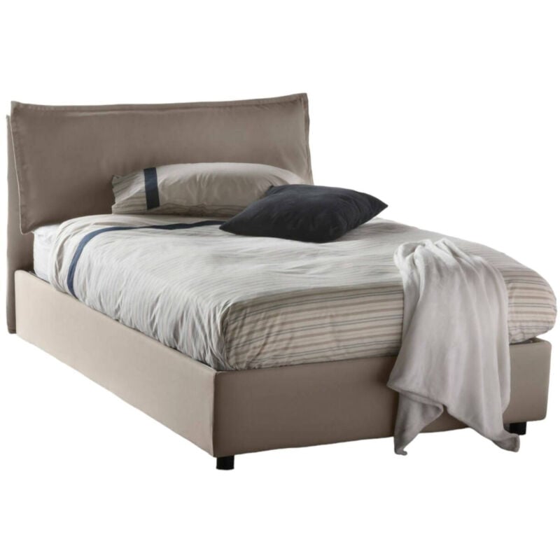 Cama doble Veronica con contenedor, Made in Italy, en tela, 120x200 cm, con apertura frontal, Taupe - Talamo Italia
Cama doble Veronica con contenedor, Made in Italy, en tela, 120x200 cm, con apertura frontal, Taupe - Talamo Italia