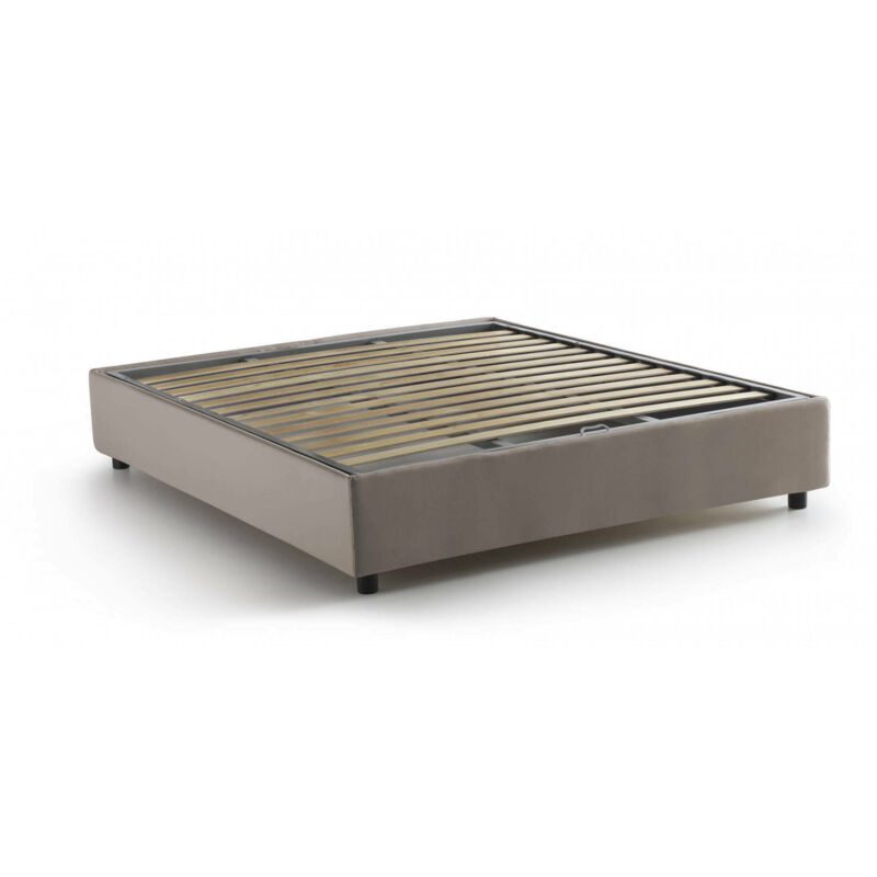 Cama Silvia de estilo francés con contenedor, Made in Italy, en tela, 140x200 cm, con apertura frontal, Taupe - Talamo Italia
Cama Silvia de estilo francés con contenedor, Made in Italy, en tela, 140x200 cm, con apertura frontal, Taupe - Talamo Italia