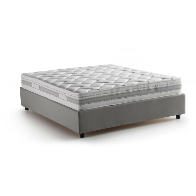 Cama Silvia de estilo francés con contenedor, Made in Italy, en tela, 140x190 cm, con apertura frontal, gris, con colchón incluido - Talamo Italia
Cama Silvia de estilo francés con contenedor, Made in Italy, en tela, 140x190 cm, con apertura frontal, gris, con colchón incluido - Talamo Italia