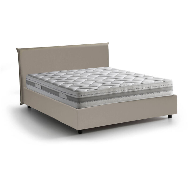 Cama doble Anna con contenedor, Made in Italy, en ecopiel, 160x200 cm, con apertura frontal, Taupe, con colchón incluido - Talamo Italia
Cama doble Anna con contenedor, Made in Italy, en ecopiel, 160x200 cm, con apertura frontal, Taupe, con colchón incluido - Talamo Italia