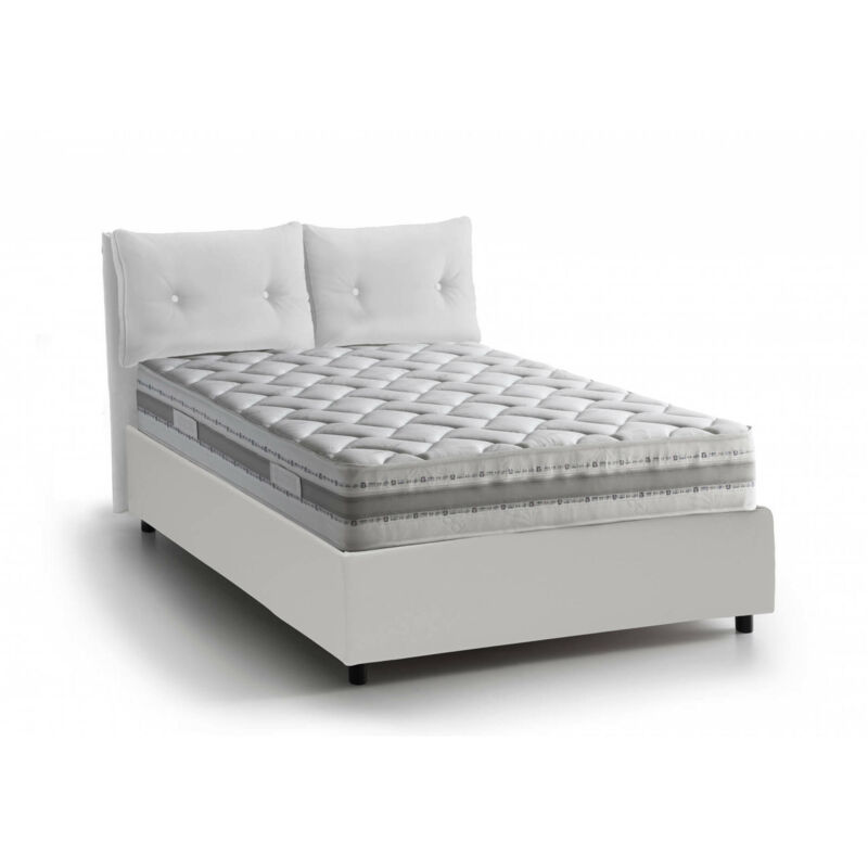Cama doble Giulia con contenedor, ecopiel, 205 x 175 h95 cm, Blanco - Talamo Italia
Cama doble Giulia con contenedor, ecopiel, 205 x 175 h95 cm, Blanco - Talamo Italia
