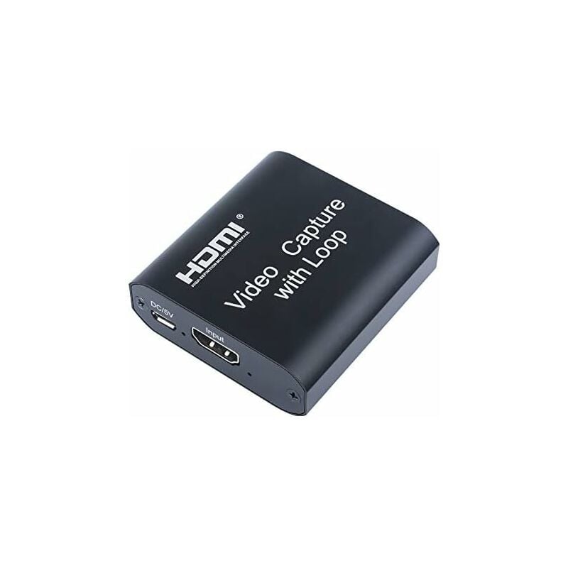 Tarjeta de captura de juegos HDMI con salida de bucle HDMI, dispositivo de grabación de video USB 2.0 Full HD 1080p HD Transmisión en vivo para
Tarjeta de captura de juegos HDMI con salida de bucle HDMI, dispositivo de grabación de video USB 2.0 Full HD 1080p HD Transmisión en vivo para