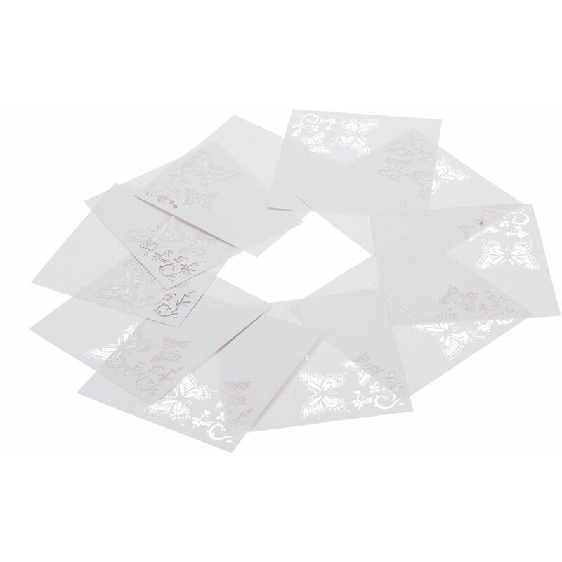 Happyshopping - Tarjeta de lugar de nombre de marca de mesa de mariposa tallada blanca romantica de 10 piezas para decoracion de banquete de
Happyshopping - Tarjeta de lugar de nombre de marca de mesa de mariposa tallada blanca romantica de 10 piezas para decoracion de banquete de
