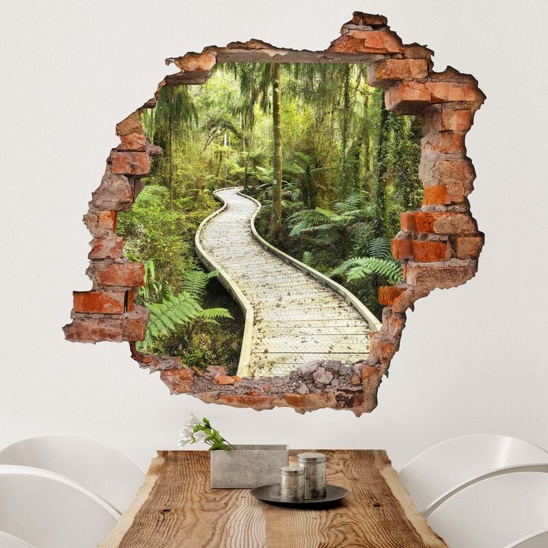 Bilderwelten - Tatuaje de pared - 3D - Path In The Jungle - Cuadrado 1:1 Dimensión LxA: 80cm x 80cm
Bilderwelten - Tatuaje de pared - 3D - Path In The Jungle - Cuadrado 1:1 Dimensión LxA: 80cm x 80cm