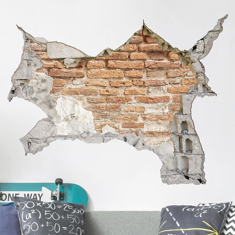 Bilderwelten - Tatuaje de pared - 3D - Shabby Brick Wall - Apaisado 3:4 Dimensión LxA: 105cm x 140cm
Bilderwelten - Tatuaje de pared - 3D - Shabby Brick Wall - Apaisado 3:4 Dimensión LxA: 105cm x 140cm