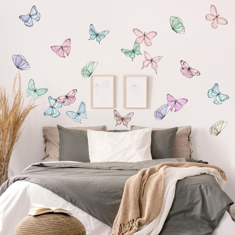 Bilderwelten - Tatuaje de pared - Butterflies Watercolor Pastel Set Dimensión LxA: 80cm x 80cm
Bilderwelten - Tatuaje de pared - Butterflies Watercolor Pastel Set Dimensión LxA: 80cm x 80cm