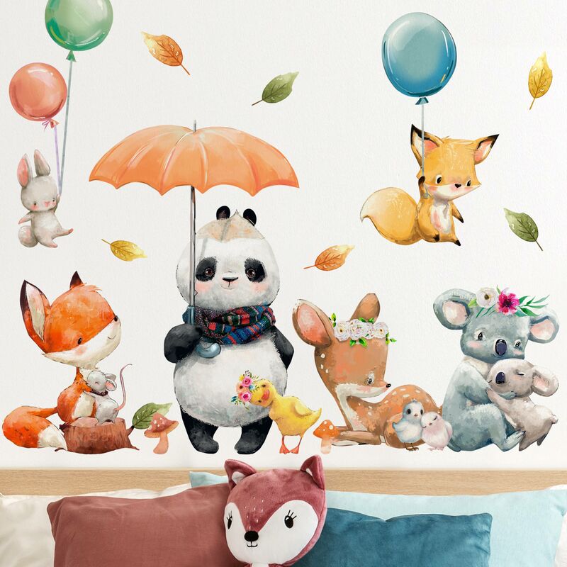Bilderwelten - Tatuaje de pared - Funny Forest Animals Set Dimensión LxA: 80cm x 120cm
Bilderwelten - Tatuaje de pared - Funny Forest Animals Set Dimensión LxA: 80cm x 120cm