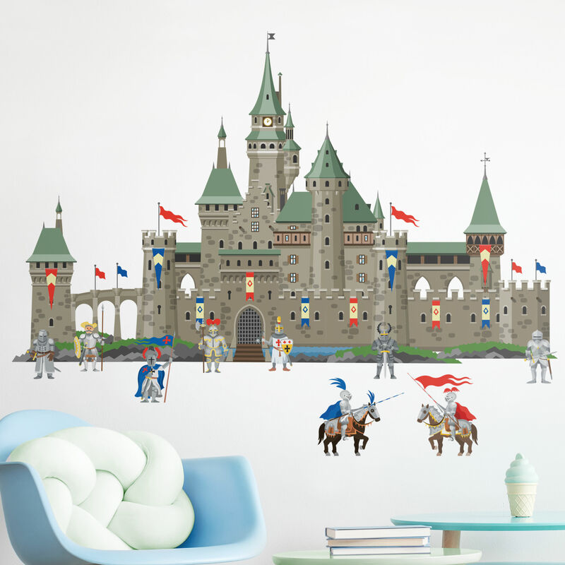 Bilderwelten - Tatuaje de pared - Great Knight's Castle With Knights And Horses Dimensión LxA: 40cm x 60cm
Bilderwelten - Tatuaje de pared - Great Knight's Castle With Knights And Horses Dimensión LxA: 40cm x 60cm