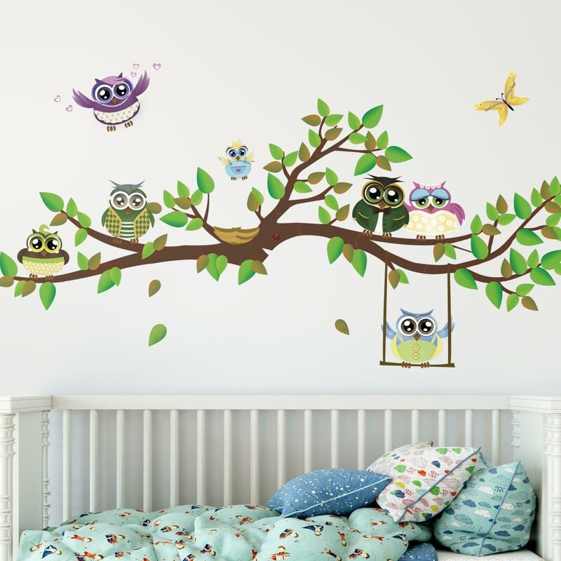 Bilderwelten - Tatuaje de pared - no.YK24 Funny Owls Branch Dimensión LxA: 190cm x 95cm
Bilderwelten - Tatuaje de pared - no.YK24 Funny Owls Branch Dimensión LxA: 190cm x 95cm