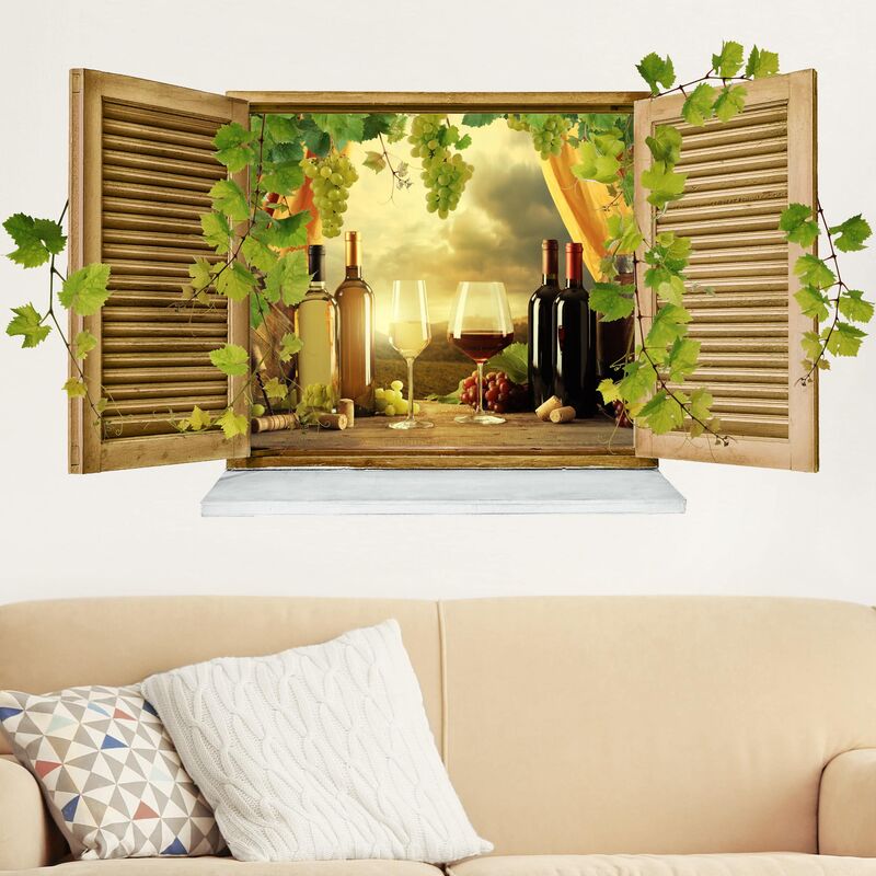 Bilderwelten - Tatuaje de pared - 3D - Wine Still Life - Apaisado 2:3 Dimensión LxA: 60cm x 120cm
Bilderwelten - Tatuaje de pared - 3D - Wine Still Life - Apaisado 2:3 Dimensión LxA: 60cm x 120cm