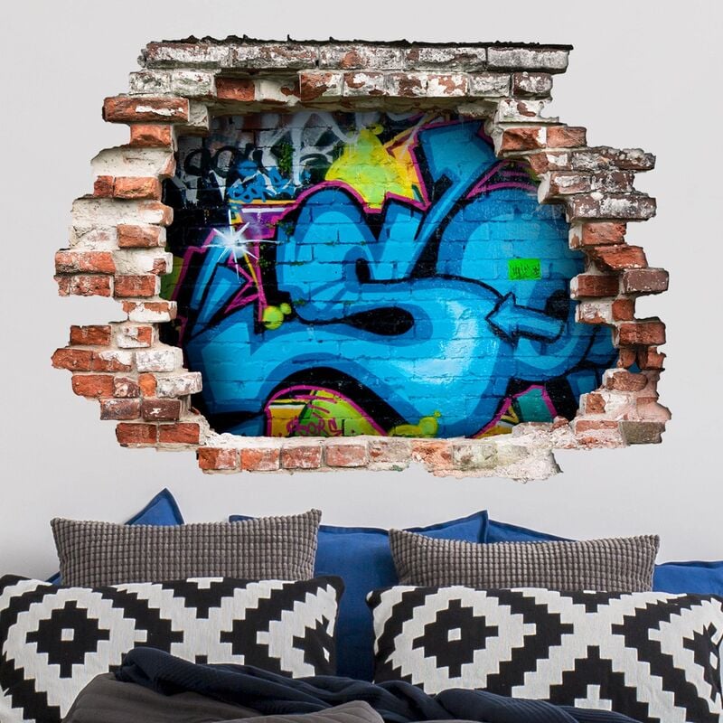 Tatuaje de pared - 3D - Colours Of Graffiti - Apaisado 3:4 Dimensión LxA: 30cm x 40cm
Tatuaje de pared - 3D - Colours Of Graffiti - Apaisado 3:4 Dimensión LxA: 30cm x 40cm
