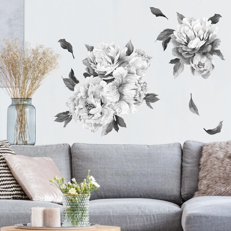 Bilderwelten - Tatuaje de pared - Peony Set - Dark Black And White Dimensión LxA: 120cm x 180cm
Bilderwelten - Tatuaje de pared - Peony Set - Dark Black And White Dimensión LxA: 120cm x 180cm