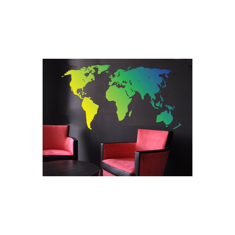 Bilderwelten - Tatuaje de pared - no.213 World Map Green Dimensión LxA: 31cm x 60cm
Bilderwelten - Tatuaje de pared - no.213 World Map Green Dimensión LxA: 31cm x 60cm