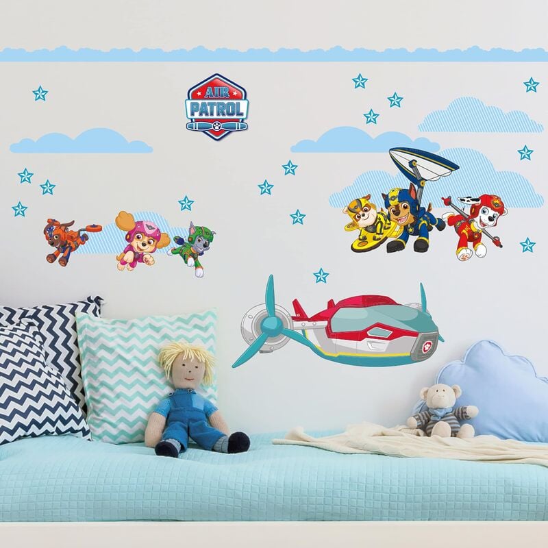 Bilderwelten - Tatuaje de pared - Paw Patrol - Air Patrol Dimensión LxA: 120cm x 180cm
Bilderwelten - Tatuaje de pared - Paw Patrol - Air Patrol Dimensión LxA: 120cm x 180cm