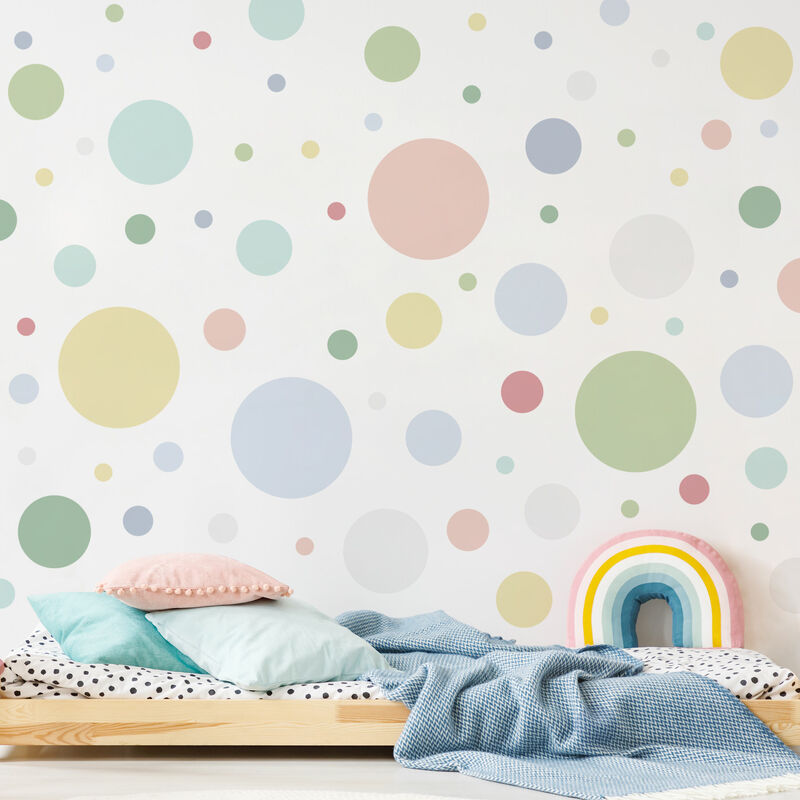 Bilderwelten - Tatuaje de pared - Points Confetti Pastel Set Dimensión LxA: 100cm x 200cm
Bilderwelten - Tatuaje de pared - Points Confetti Pastel Set Dimensión LxA: 100cm x 200cm