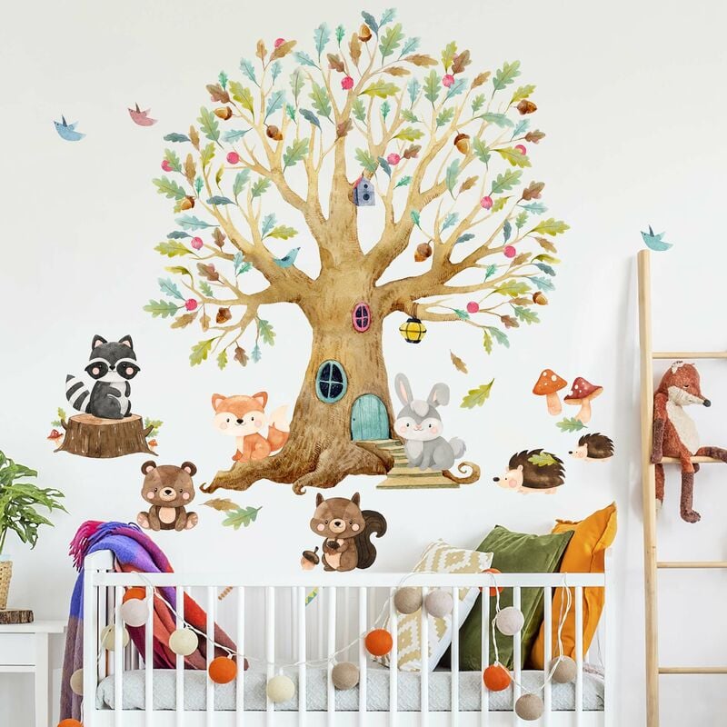 Bilderwelten - Tatuaje de pared - Tree Forest Animals Autumn Dimensión LxA: 150cm x 120cm
Bilderwelten - Tatuaje de pared - Tree Forest Animals Autumn Dimensión LxA: 150cm x 120cm