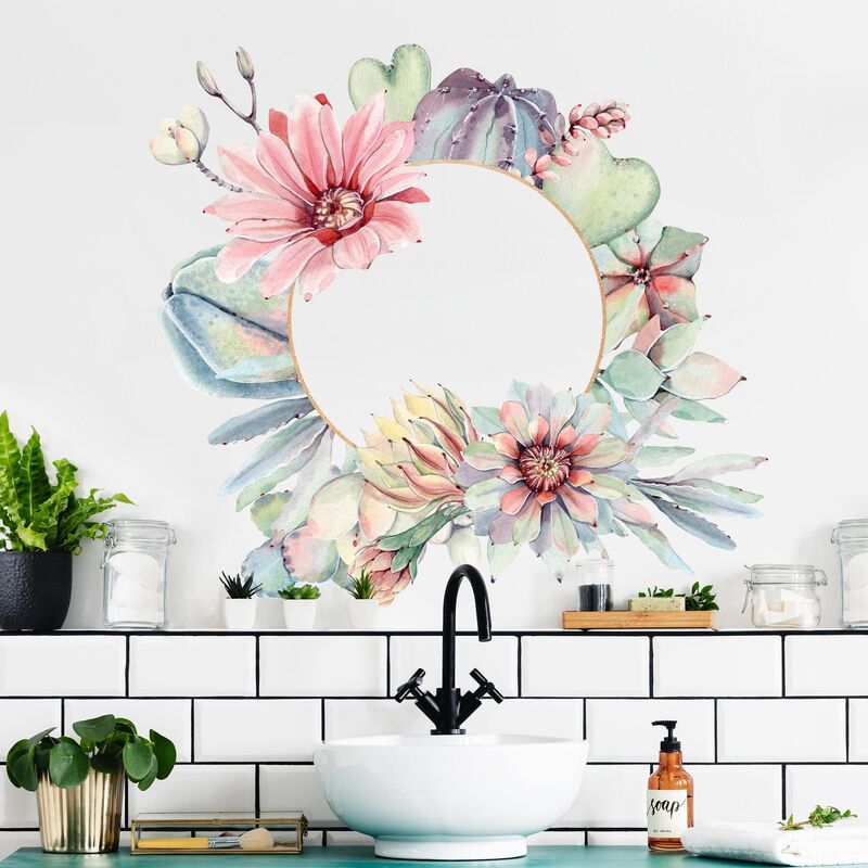 Bilderwelten - Tatuaje de pared - Watercolor Cactus Flower Wreath Gold XXL Dimensión LxA: 100cm x 100cm
Bilderwelten - Tatuaje de pared - Watercolor Cactus Flower Wreath Gold XXL Dimensión LxA: 100cm x 100cm