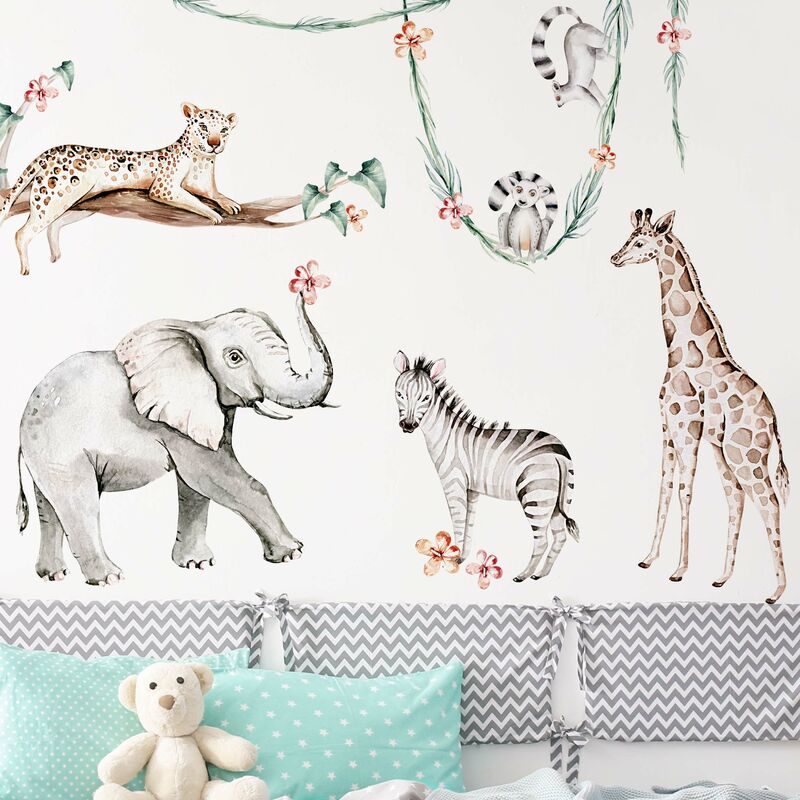 Bilderwelten - Tatuaje de pared - XXL Watercolour Africa Animals Set Dimensión LxA: 60cm x 90cm
Bilderwelten - Tatuaje de pared - XXL Watercolour Africa Animals Set Dimensión LxA: 60cm x 90cm