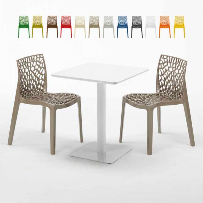 Mesa Cuadrada Blanca 60x60 cm y 2 Sillas De Colores Gruvyer Lemon | Color: Beige Juta
Mesa Cuadrada Blanca 60x60 cm y 2 Sillas De Colores Gruvyer Lemon | Color: Beige Juta