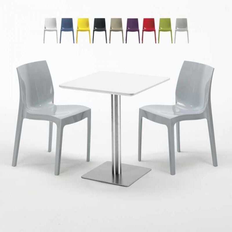 Mesa Cuadrada 60x60 cm Tablero Blanco y 2 Sillas De Colores Ice Hazelnut | Color: Gris
Mesa Cuadrada 60x60 cm Tablero Blanco y 2 Sillas De Colores Ice Hazelnut | Color: Gris