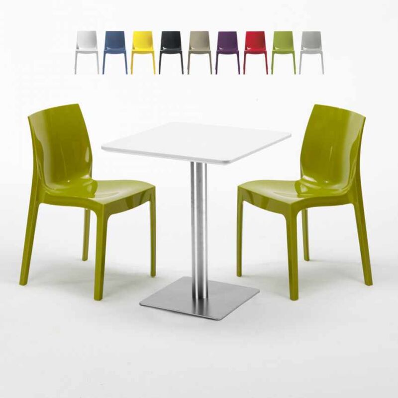 Mesa Cuadrada 60x60 cm Tablero Blanco y 2 Sillas De Colores Ice Hazelnut | Color: Verde
Mesa Cuadrada 60x60 cm Tablero Blanco y 2 Sillas De Colores Ice Hazelnut | Color: Verde