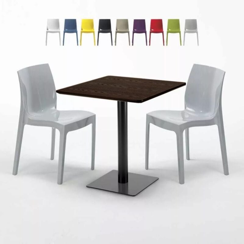 Mesa Cuadrada Efecto Madera 70x70 cm y 2 Sillas De Colores Ice Melon | Color: Gris
Mesa Cuadrada Efecto Madera 70x70 cm y 2 Sillas De Colores Ice Melon | Color: Gris