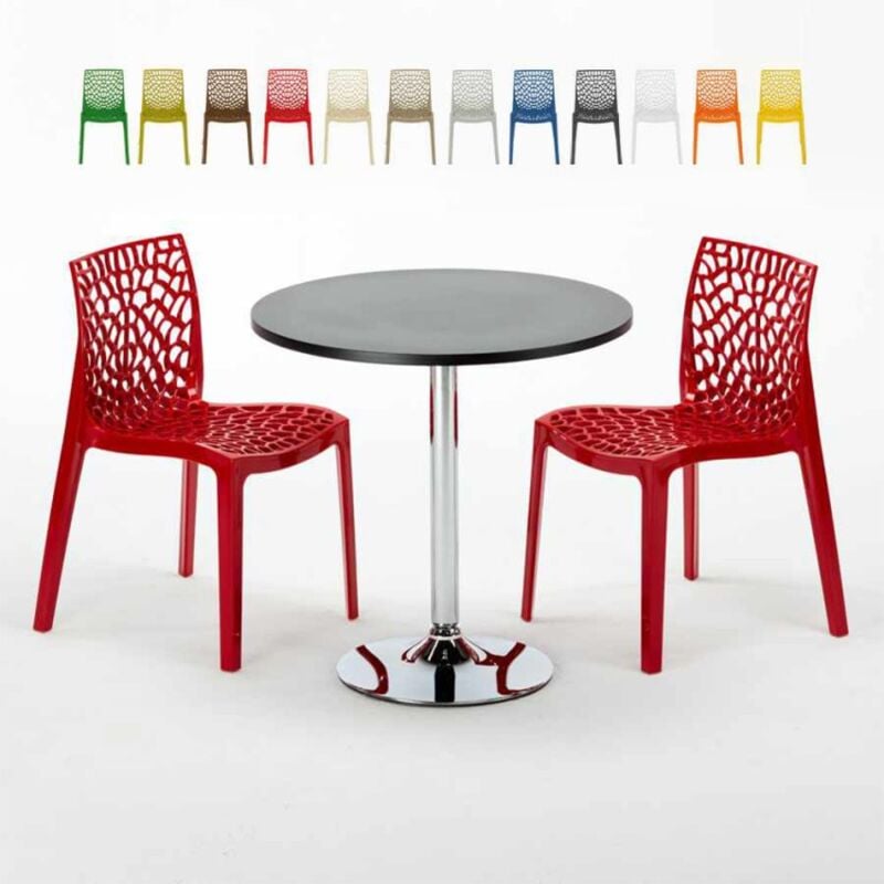 Mesa Redonda Negra 70x70 cm y 2 Sillas De Colores Gruvyer Cosmopolitan | Color: Rojo
Mesa Redonda Negra 70x70 cm y 2 Sillas De Colores Gruvyer Cosmopolitan | Color: Rojo
