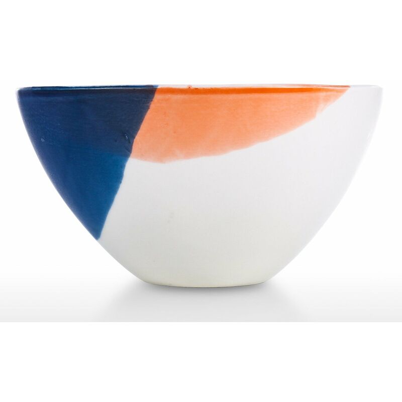 Tooarts - Tazon de porcelana para servir tazon de sopa de fideos elegante blanco naranja azul elegante decoracion para el hogar
Tooarts - Tazon de porcelana para servir tazon de sopa de fideos elegante blanco naranja azul elegante decoracion para el hogar