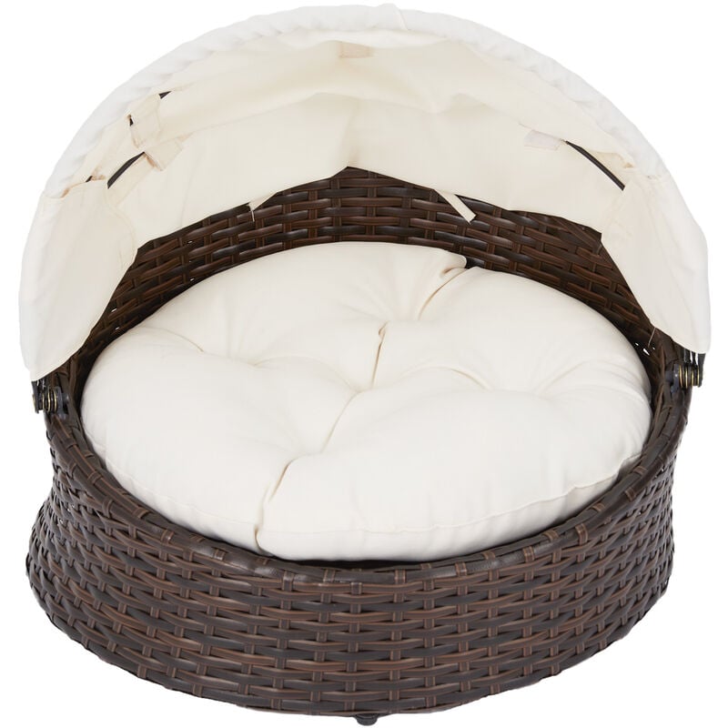 Staart - Teamson Pets Clotho Cama Para Mascotas De Ratán Para Interiores Y Exteriores, Sofá Para Gatos o Perros Pequeños Con Toldo Retráctil y Cojín
Staart - Teamson Pets Clotho Cama Para Mascotas De Ratán Para Interiores Y Exteriores, Sofá Para Gatos o Perros Pequeños Con Toldo Retráctil y Cojín