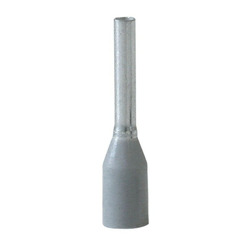 Manguito terminal de cable L.L1 / L2 14.0 / 8.0mm gris con collar de cobre 0.75 (AWG 18) mm² 100pcs / bolsa.
Manguito terminal de cable L.L1 / L2 14.0 / 8.0mm gris con collar de cobre 0.75 (AWG 18) mm² 100pcs / bolsa.
