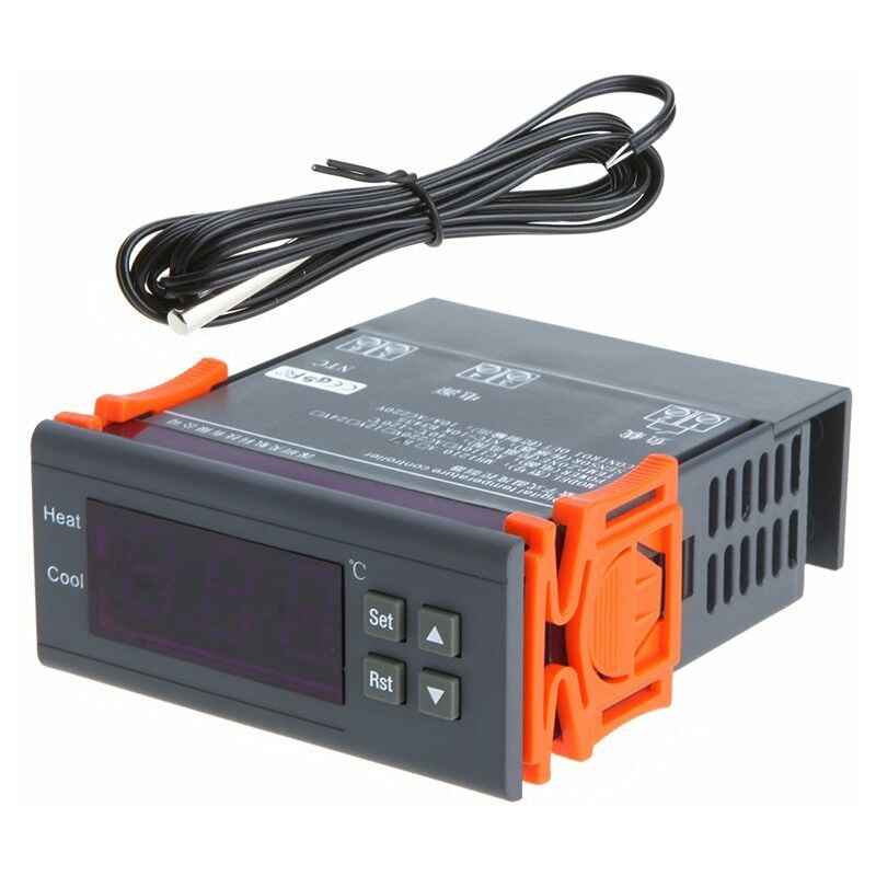 Termopar del controlador de temperatura digital 10A 220V, -40 ℃ a 120 ℃ , con funcion de alarma
Termopar del controlador de temperatura digital 10A 220V, -40 ℃ a 120 ℃ , con funcion de alarma