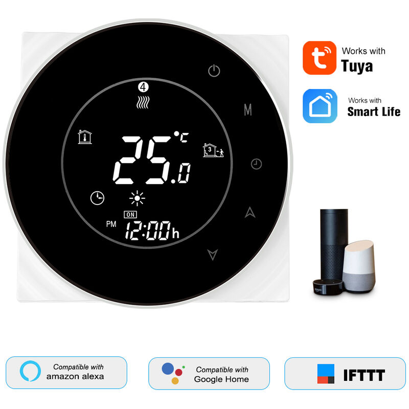 Termostato de calentamiento de agua THP6000-WHPW, controlador de temperatura digital inteligente WiFi,Negro
Termostato de calentamiento de agua THP6000-WHPW, controlador de temperatura digital inteligente WiFi,Negro