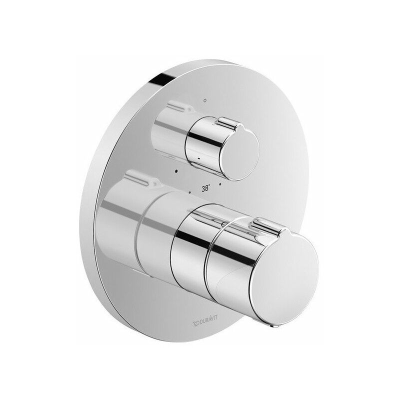 Duravit - Termostato de ducha DU C.1, válvula de descarga, redondo, exterior 94, diámetro 170 mm, negro mate
Duravit - Termostato de ducha DU C.1, válvula de descarga, redondo, exterior 94, diámetro 170 mm, negro mate