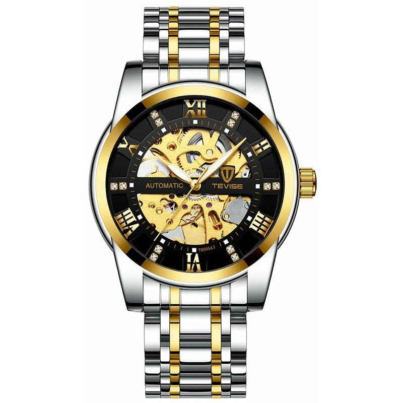 reloj automatico automatico para hombre, relojes de negocios mecanicos para hombre, relojes de pulsera de acero hueco a la moda,2# - Tevise
reloj automatico automatico para hombre, relojes de negocios mecanicos para hombre, relojes de pulsera de acero hueco a la moda,2# - Tevise