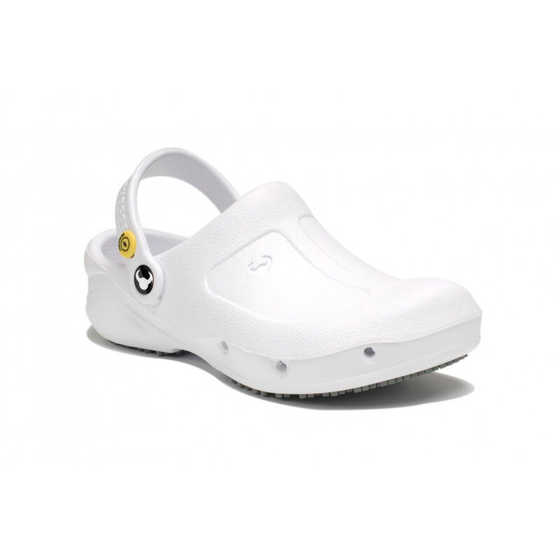 Zueco profesional antiestático y antideslizante SRC EN 20344:2011,5.10 | Blanco - 44
Zueco profesional antiestático y antideslizante SRC EN 20344:2011,5.10 | Blanco - 44