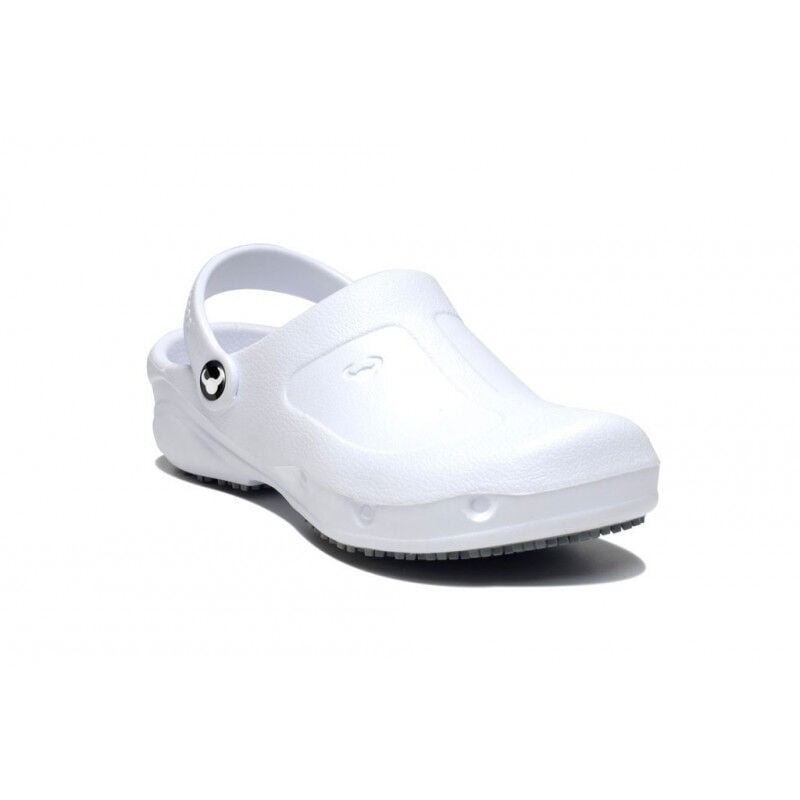 Zueco profesional antideslizante SRC orificios cerrados - EN20347:2012 | Blanco - 46
Zueco profesional antideslizante SRC orificios cerrados - EN20347:2012 | Blanco - 46