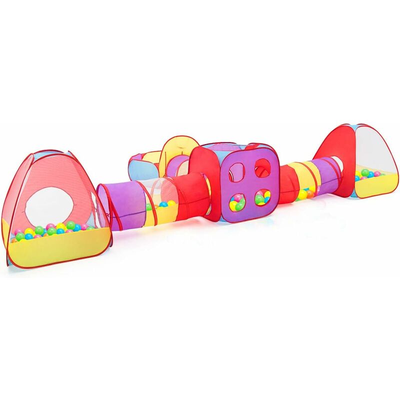 Tienda de Campaña con 7 Piezas Carpa de Juego Túnel Gateo para Bebé Juguete con 200 Bolas Multicolor para Niños de 3-5 Años
Tienda de Campaña con 7 Piezas Carpa de Juego Túnel Gateo para Bebé Juguete con 200 Bolas Multicolor para Niños de 3-5 Años