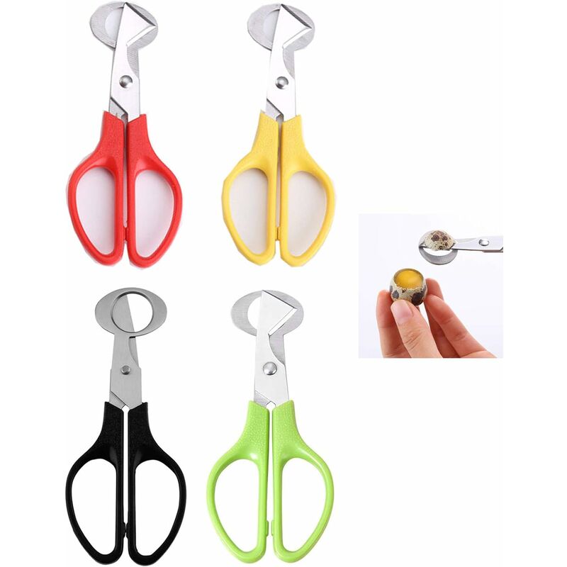 4 piezas Tijeras pequeñas para huevos, tijeras de cáscara de huevo de codorniz Cortador de cigarros Herramienta para cortar huevos, huevos de
4 piezas Tijeras pequeñas para huevos, tijeras de cáscara de huevo de codorniz Cortador de cigarros Herramienta para cortar huevos, huevos de