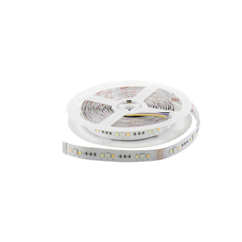 Tira de LED RGB+W+WW 50W 12V DC SMD5050 30L/m + SMD 2835 60L/m 10W/m IP20 (5 metros) RGBW | IluminaShop
Tira de LED RGB+W+WW 50W 12V DC SMD5050 30L/m + SMD 2835 60L/m 10W/m IP20 (5 metros) RGBW | IluminaShop