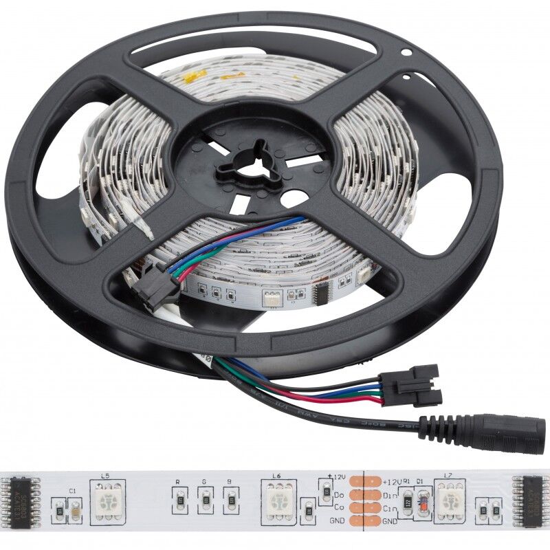 Tira LED 150 LEDs 5M 12VDC SMD5050 Digital RGB GR-LDT-W30DIGRGB | RGB (GR-LDT-W30DIGRGB)
Tira LED 150 LEDs 5M 12VDC SMD5050 Digital RGB GR-LDT-W30DIGRGB | RGB (GR-LDT-W30DIGRGB)