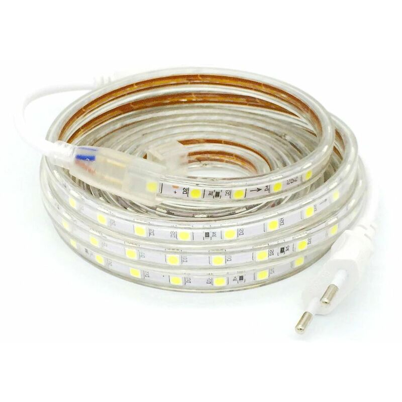 Tira LED a 220V CA con Led SMD5050 con 60 LED/m a medida precio x metro Blanco Calido 3000k
Tira LED a 220V CA con Led SMD5050 con 60 LED/m a medida precio x metro Blanco Calido 3000k