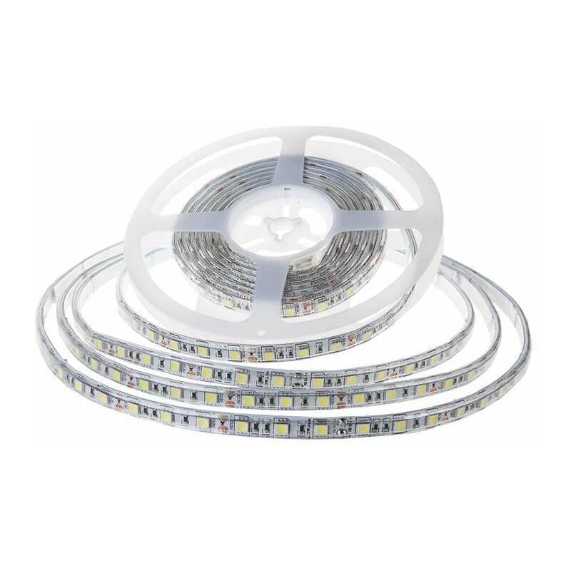 Tira led SMD5050 10.8W/m IP65 12V 60 leds/m 5 metros Temperatura de color - 3000K Blanco cálido
Tira led SMD5050 10.8W/m IP65 12V 60 leds/m 5 metros Temperatura de color - 3000K Blanco cálido